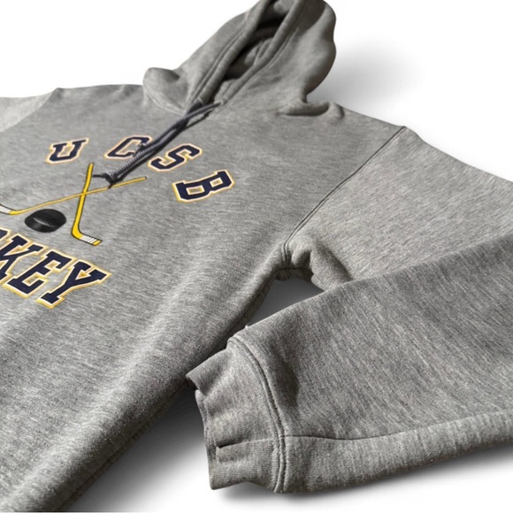 University of California UCSB Hockey Gray Men's Hoodie Sweatshirt - Picture 4 of 8